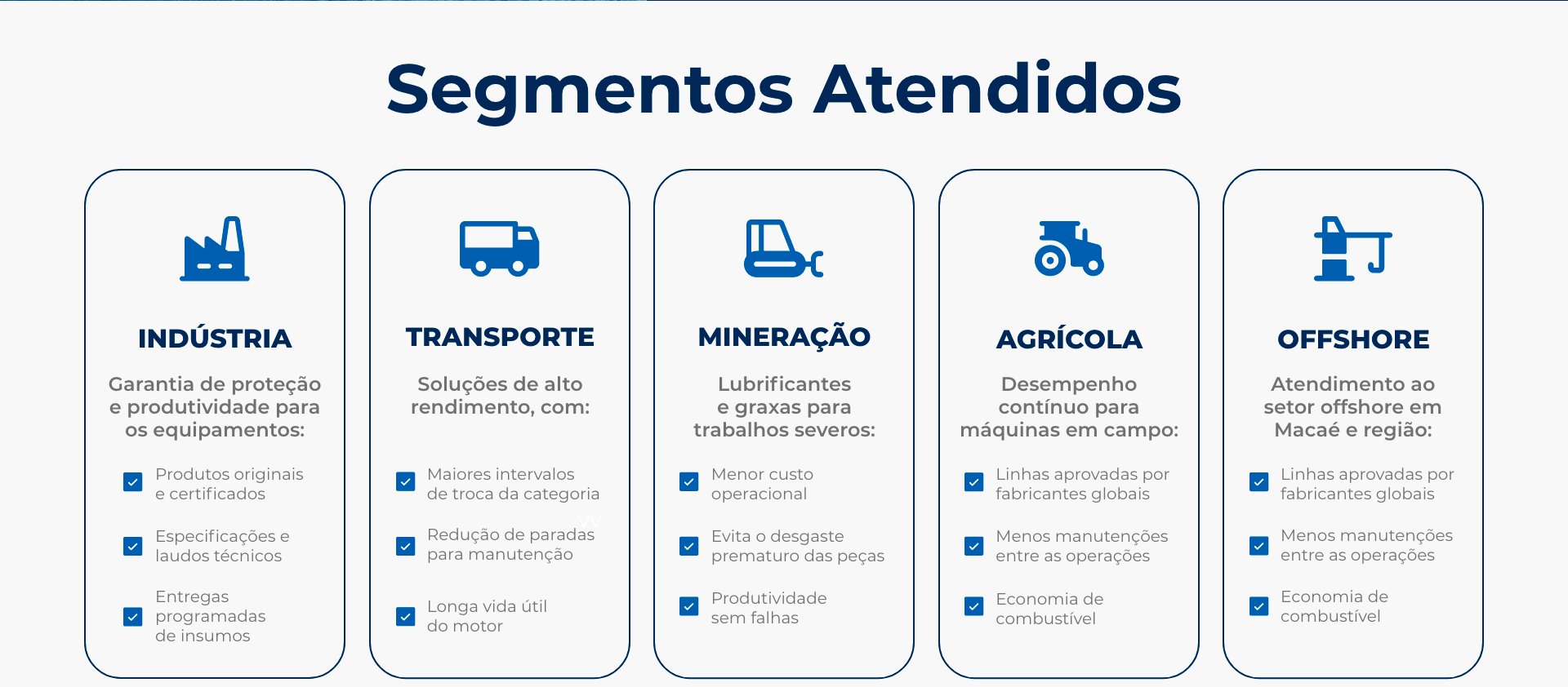 Segmentos Atendidos